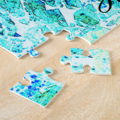 Puzzle baleine noire bleu Thunder_Cove (Côté)