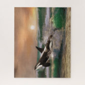 Puzzle Baleine tueuse en mer (Vertical)