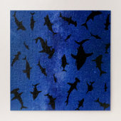 Puzzle Baleines à mâchoires de requin modernes sous la ga (Horizontal)