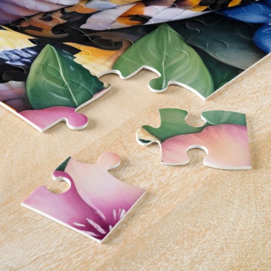 Puzzle Ball Python Snake Family Pet Portrait (Côté)