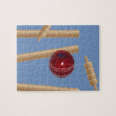 Puzzle Balle Et Pompes De Cricket, (Horizontal)