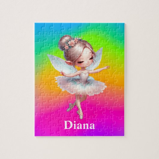 Puzzle Ballerina avec ailes (Vertical)