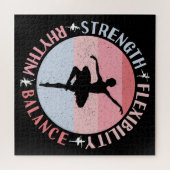 Puzzle Ballerina Ballet Dancer - Valeurs Mindset (Horizontal)