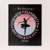 Puzzle Ballerina Ballet Dancer - Valeurs Mindset (Vertical)