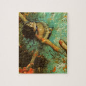 Puzzle Ballerina Dance Green Dancer Edger Degas Peinture (Vertical)