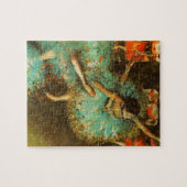Puzzle Ballerina Dance Green Dancer Edger Degas Peinture (Horizontal)