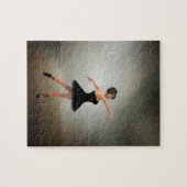 Puzzle Ballerina en robe noire (Horizontal)