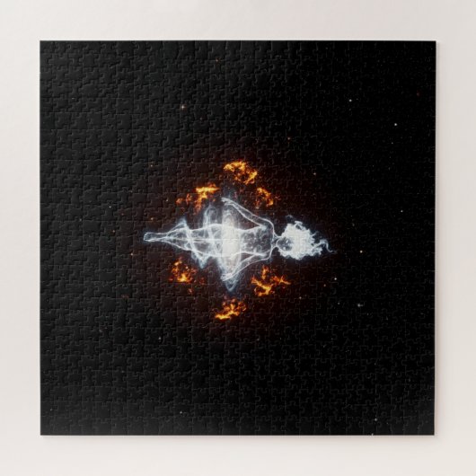 Puzzle Ballerina flamboyante Bell dans l'espace extra-atm (Horizontal)