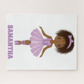 Puzzle Ballerina Jigsaw Puzzle, mignonne africaine-améric (Horizontal)