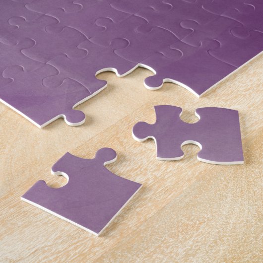 Puzzle Ballerine en position d'arabesque dans pourpre et (Côté)
