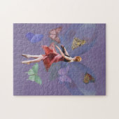 Puzzle Ballerine et papillons (Horizontal)