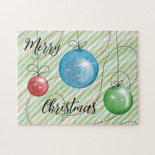 Puzzle Balles de Noël éclatent Cadeaux de décoration de v (Horizontal)