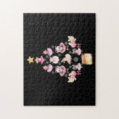 Puzzle Ballet Animaux Ballerina sapin de Noël (Vertical)