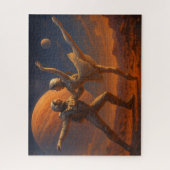 Puzzle Ballet d'astronautes sur la planète Alien (Vertical)