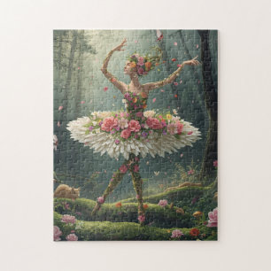 Puzzle Ballet Floral dans la Forêt Enchantée