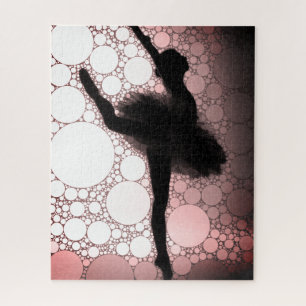 Puzzle Ballet noir rose Danse Ballerina
