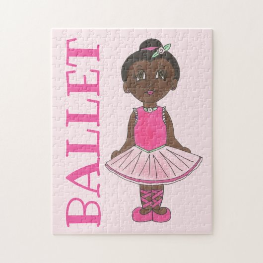 Puzzle BALLET Pink Tutu Ballerina Girl Dance Considérant (Vertical)