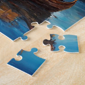 Puzzle Ballons à air chaud sur l'eau (Côté)