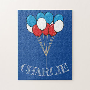 Puzzle Ballons bleu blanc rouge patriotique   Personnalis