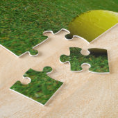 Puzzle Ballons de golf colorés, tee de montagne (Côté)