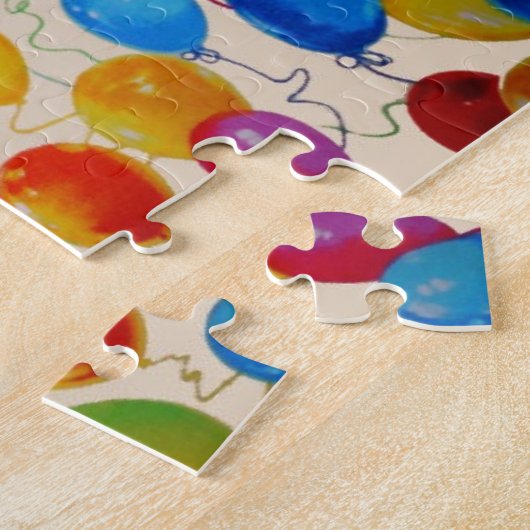 Puzzle Ballons du Nouvel An (Côté)