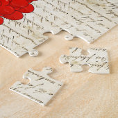 Puzzle Ballons romantiques d'éléphant et de coeur (Côté)