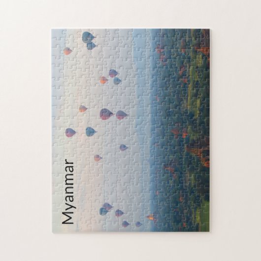 Puzzle Ballons sur Bagan (Vertical)