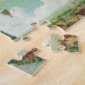 Puzzle Ballooning Over Paris Art Peinture Illustration (Côté)