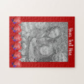 Puzzle Balloons en forme de coeur Love Photo Frame Modèle (Horizontal)