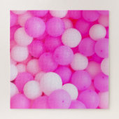 Puzzle Balloons Roses Festive Design Arrière - plan. (Horizontal)