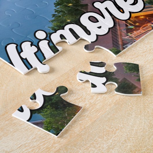 Puzzle Baltimore, Maryland, États-Unis (Côté)