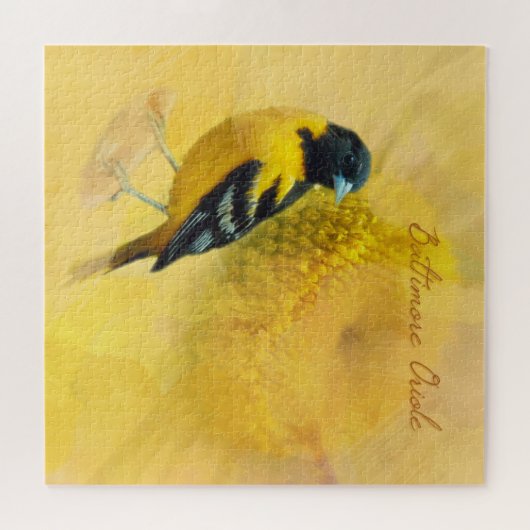 Puzzle Baltimore Oriole et Daisy (Horizontal)