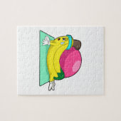Puzzle Banane au yoga Fitness (Horizontal)