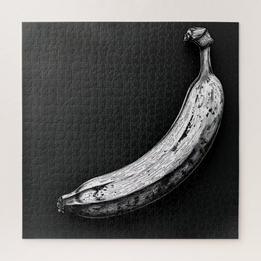 Puzzle Banane noir et blanc (Vertical)