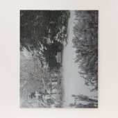 Puzzle Banc de parc en neige fraîche (Vertical)