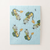 Puzzle : Banc de poissons de basse (Vertical)