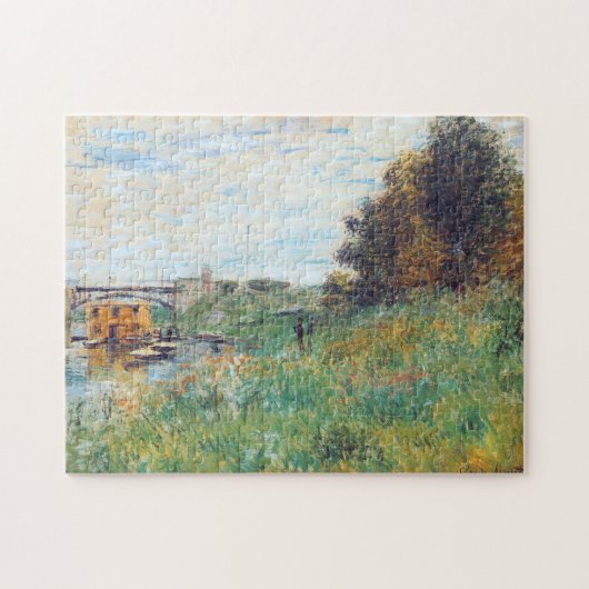 Puzzle Bancs de Seine au pont Argenteuil Monet Beaux-Arts (Horizontal)