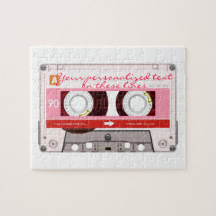 Puzzle Bande de cassette - rouge -