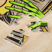 Puzzle Bande dessinée de science fiction Alien rétro (Côté)