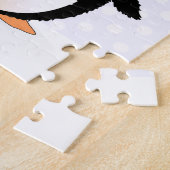 Puzzle Bande dessinée mignonne de pingouin (Côté)