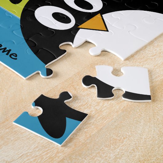 Puzzle Bande dessinée mignonne de pingouin avec le (Côté)