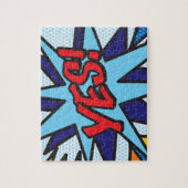 Puzzle Bande dessinée Pop Art OUI (Vertical)