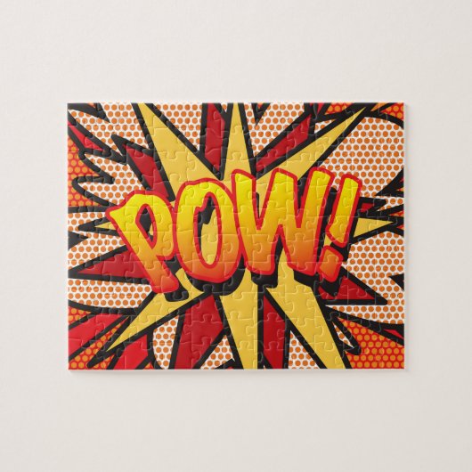 Puzzle Bande dessinée Pop Art POW (Horizontal)