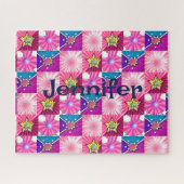 Puzzle bande dessinée super héros personnalisé (Horizontal)