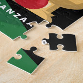 Puzzle bande diagonale Happy Kwanzaa (Côté)