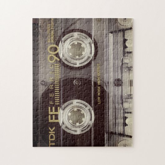 Puzzle Bande vintage Cassette (Vertical)