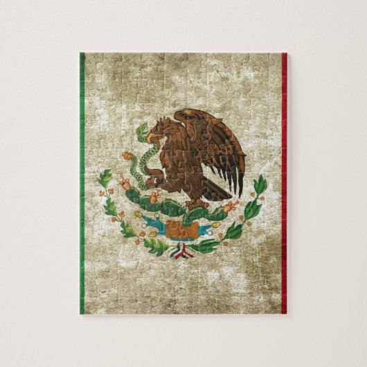 Puzzle Bandera de México - drapeau du Mexique (Vertical)