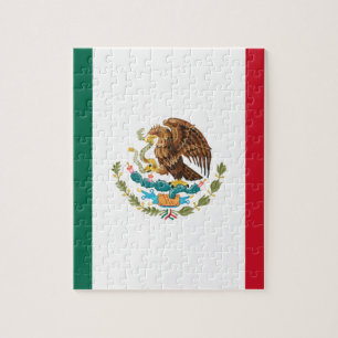 Puzzle Bandera de México - drapeau du Mexique - drapeau