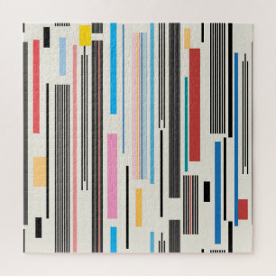 Puzzle Bandes colorées : Mélange Motif graphique