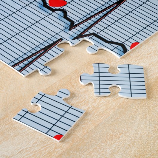 Puzzle Bandes EKG (Côté)